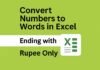 Convert Numbers to Words in Excel Convert Numbers to Words in Excel